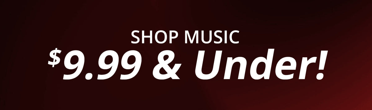 $9.99 and under Music Sale