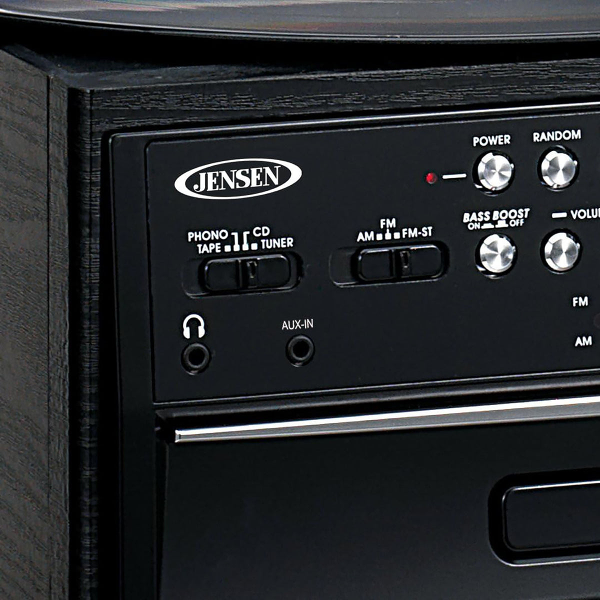 Jensen JTA-475 Turntable Music Entertainment System (33/45/78 RPM) CD/Cassette AM/FM Radio