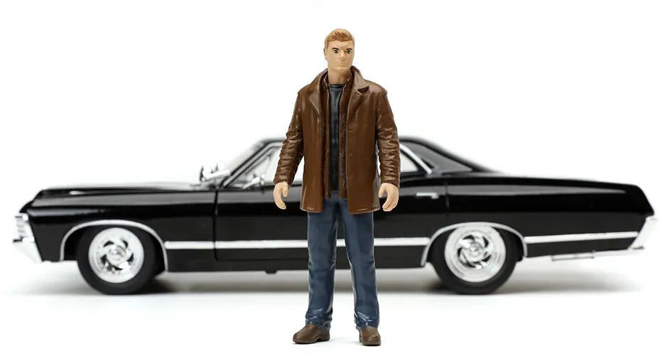 Supernatural - Hollywood Rides - 1:24 Chevy Impala Die-Cast Car & Dean Figure