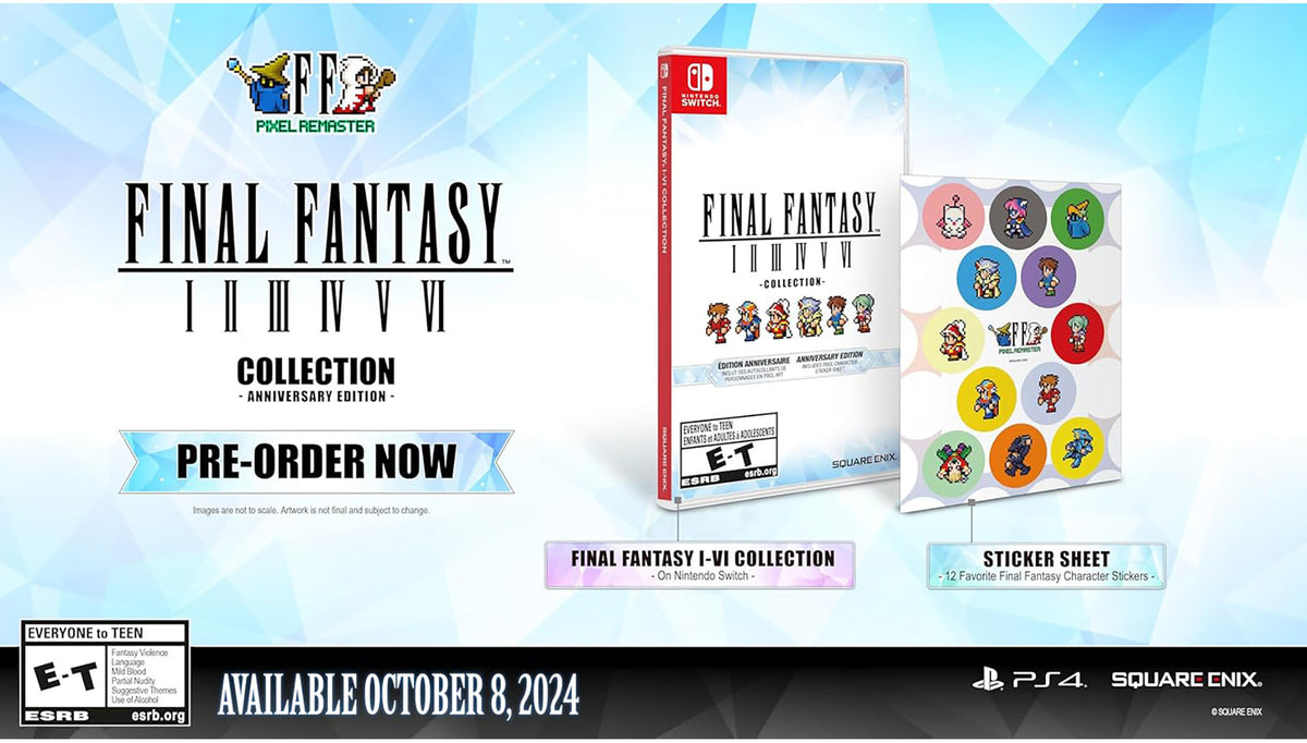 Final Fantasy I-Vi Collection Anniversary Edition for Nintendo Switch