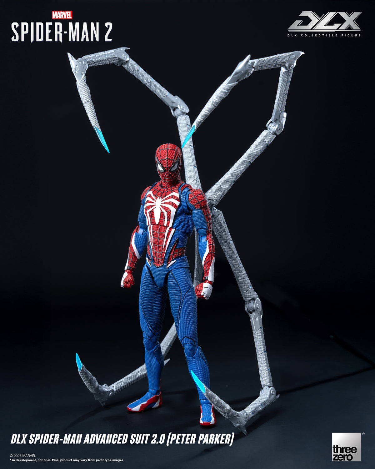 Threezero - Spider-Man 2 - DLX - Spider-Man Advanced Suit 2.0 (Peter Parker) Action Figure