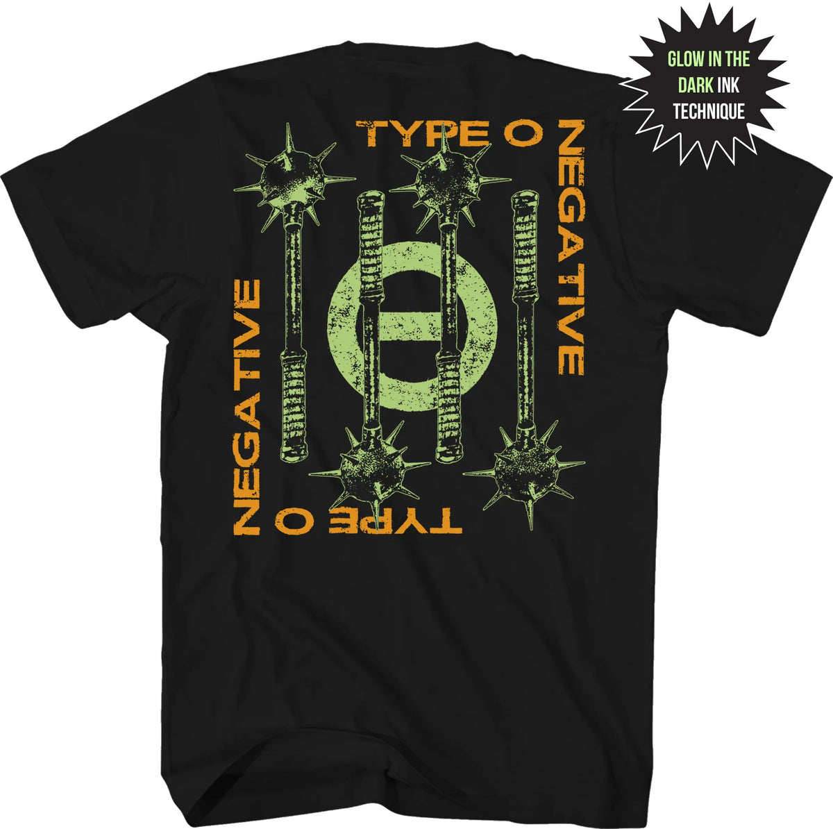 Type O Negative - I Don't Wanna Be Me T-Shirt - Large Black / Glow in the Dark 22TONO42A3