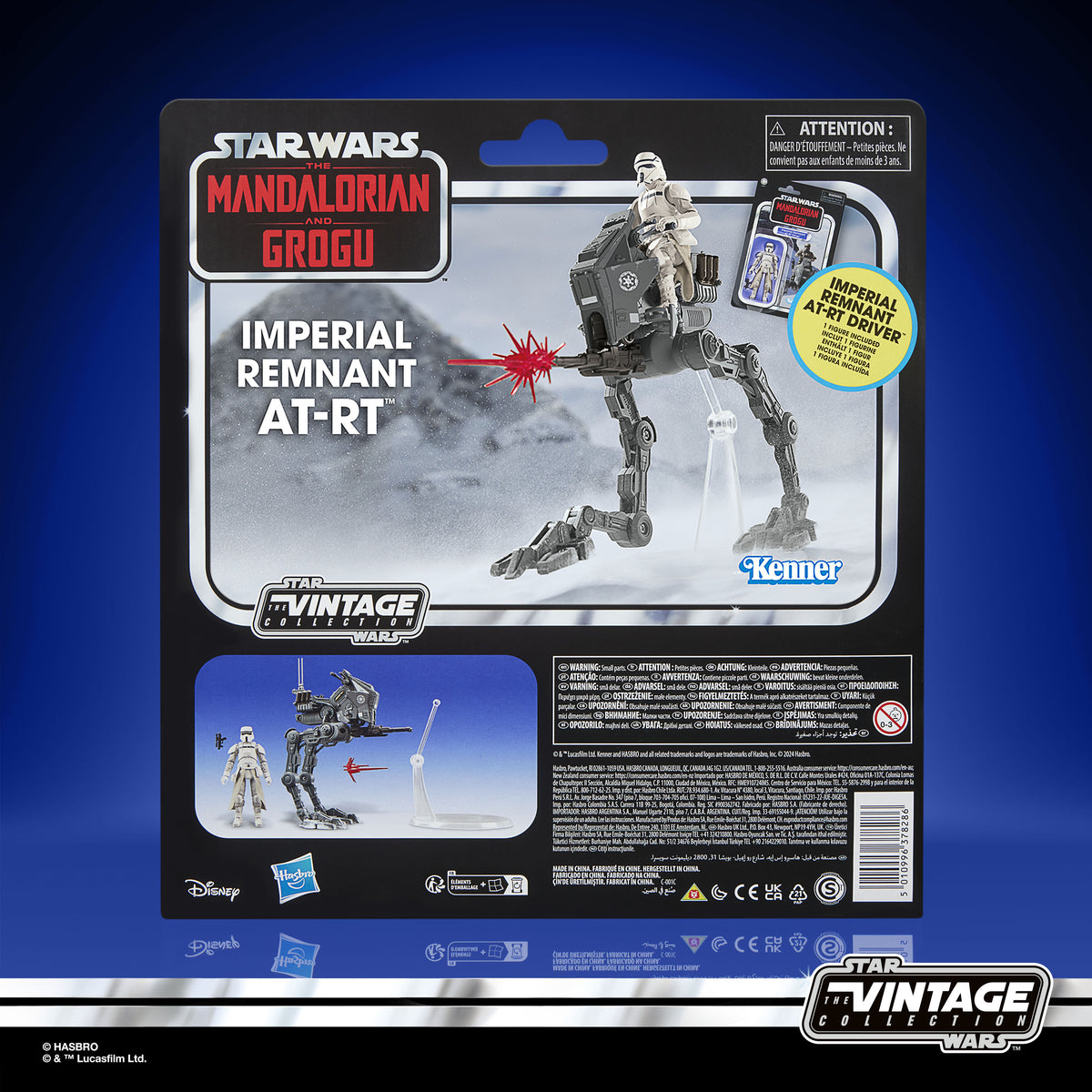 Star Wars: The Mandalorian & Grogu - Vintage Collection - Imperial Remnant AT-RT Vehicle with Action Figure