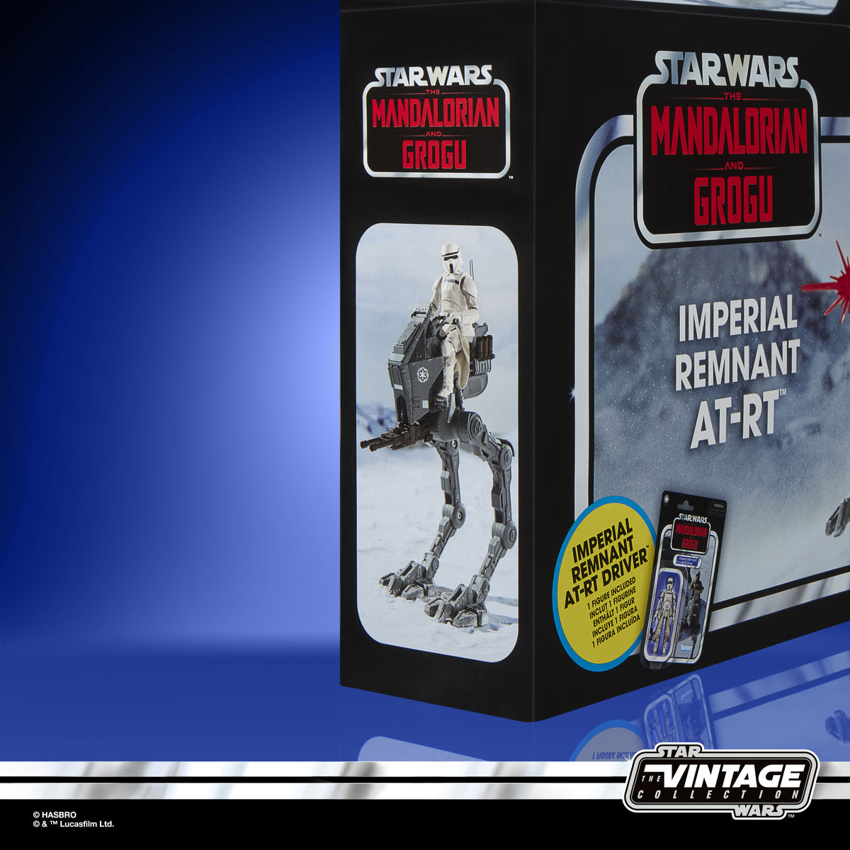 Star Wars: The Mandalorian & Grogu - Vintage Collection - Imperial Remnant AT-RT Vehicle with Action Figure