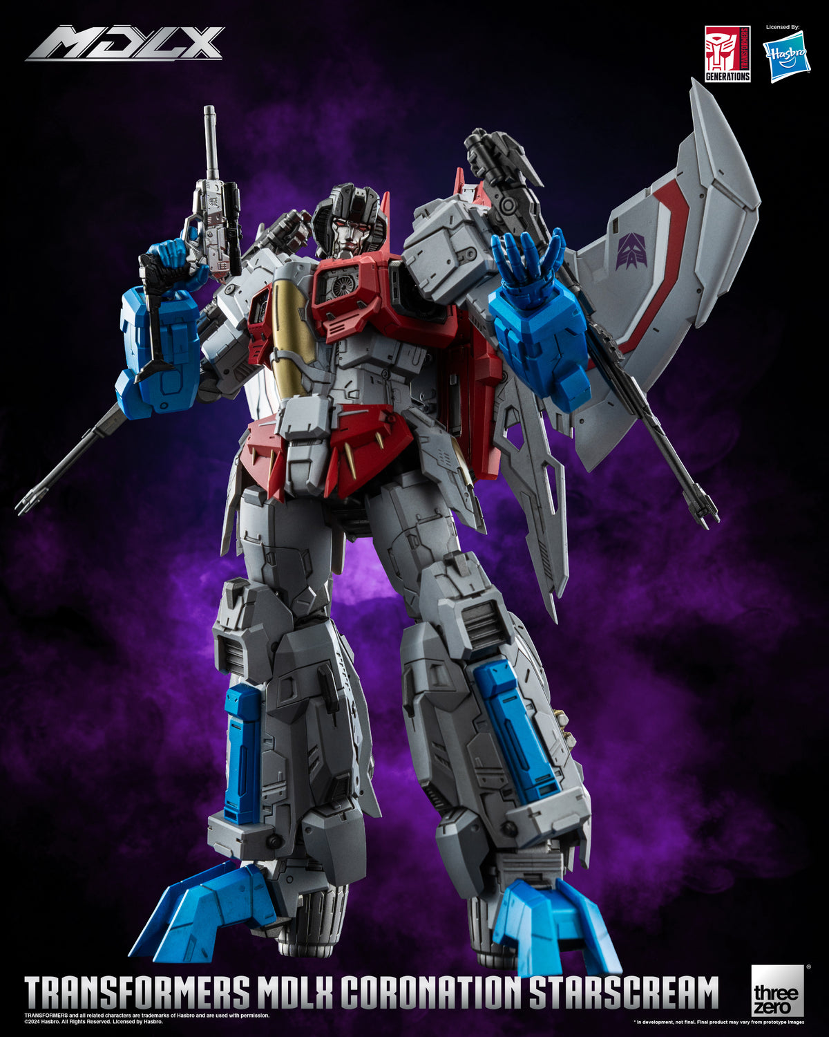 Threezero - Transformers - MDLX - Coronation Starscream 7.8" Action Figure