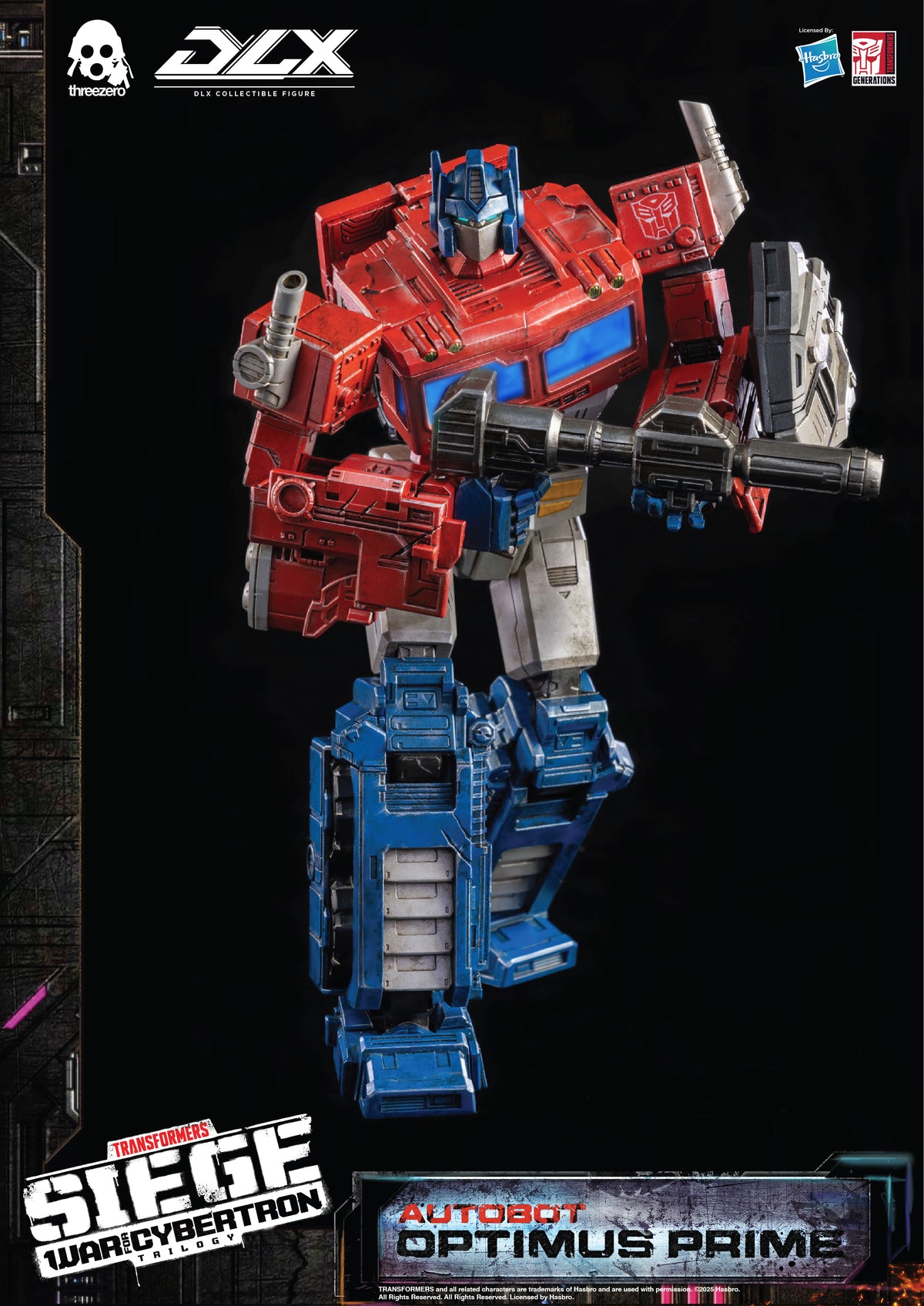 Threezero - Transformers: War For Cybertron Trilogy - DLX - Optimus Prime 10" Action Figure