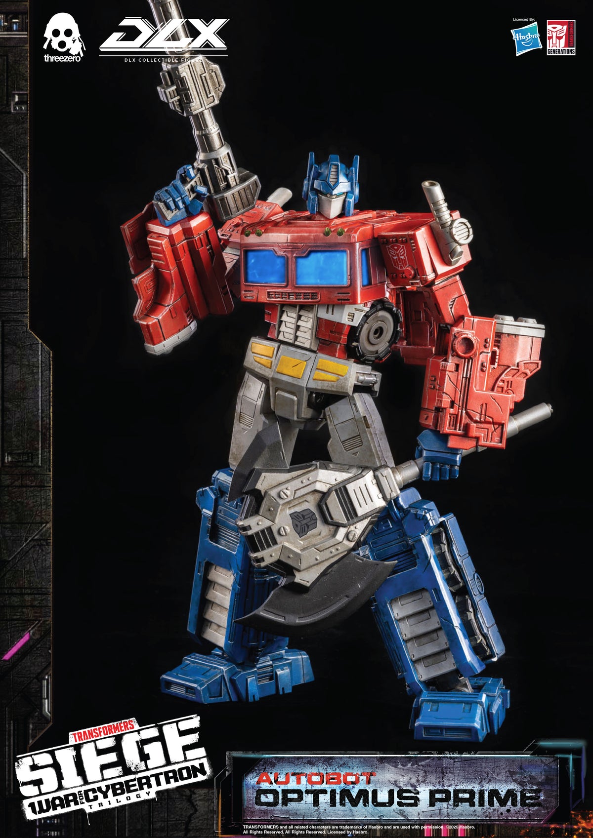 Threezero - Transformers: War For Cybertron Trilogy - DLX - Optimus Prime 10" Action Figure