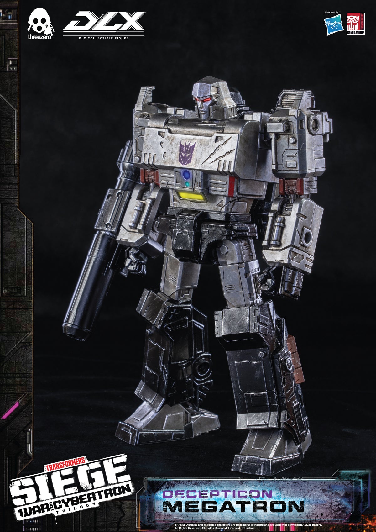 Threezero - Transformers: War For Cybertron Trilogy - DLX - 10" Megatron Action Figure