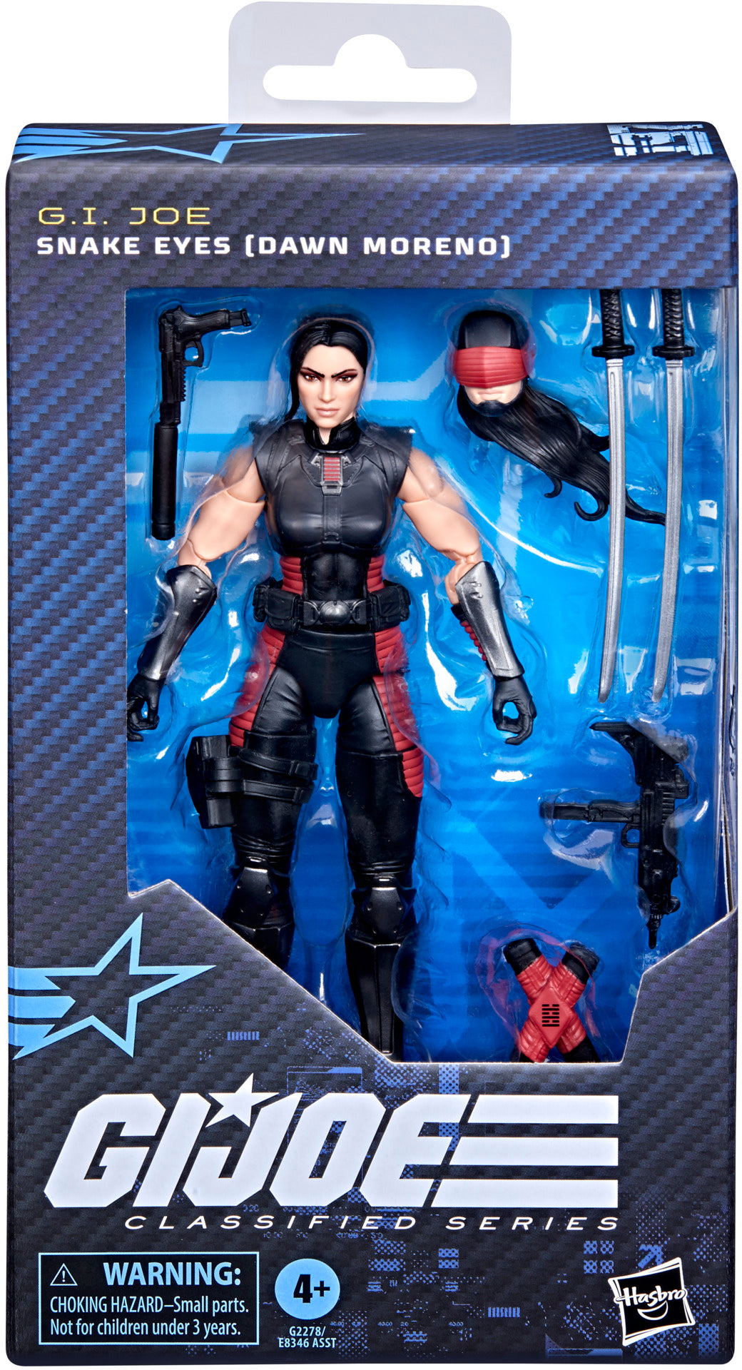 G.I. Joe - Classified Series - #197, Snake Eyes (Dawn Moreno) Action Figure