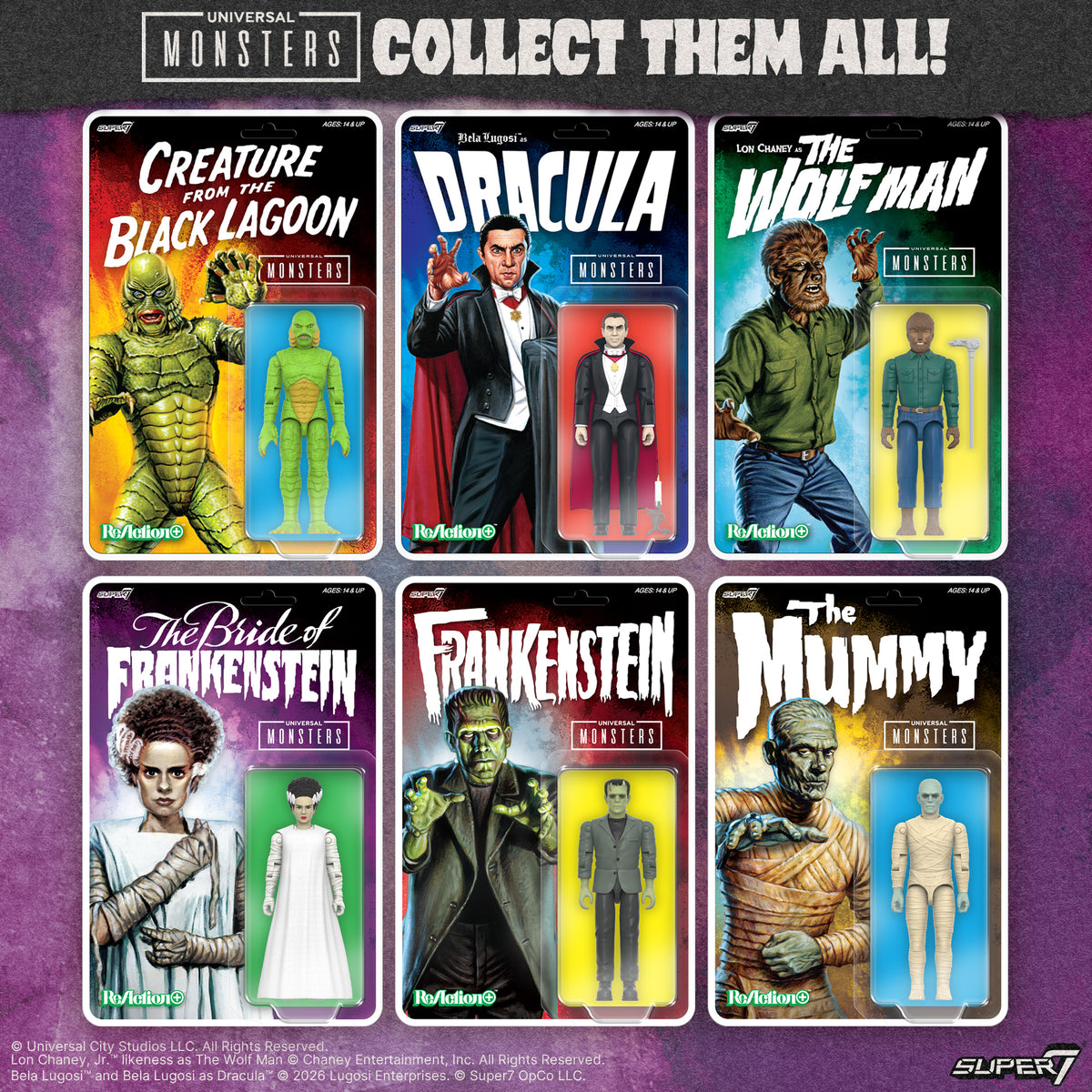 Super7 - Universal Monsters - ReAction+ Wv2 - Frankenstein