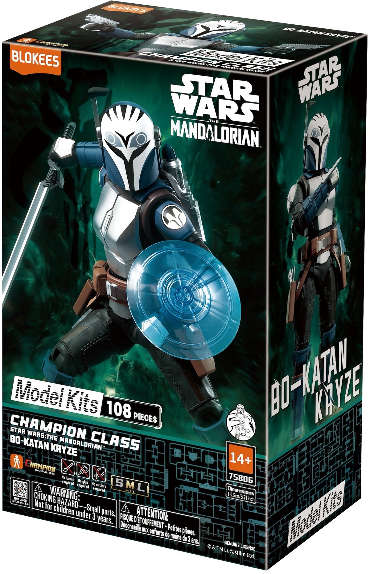Blokees - Star Wars - Champion Class - 06: Bo-Katan Kryze (The Mandalorian & Grogu) Model Kit