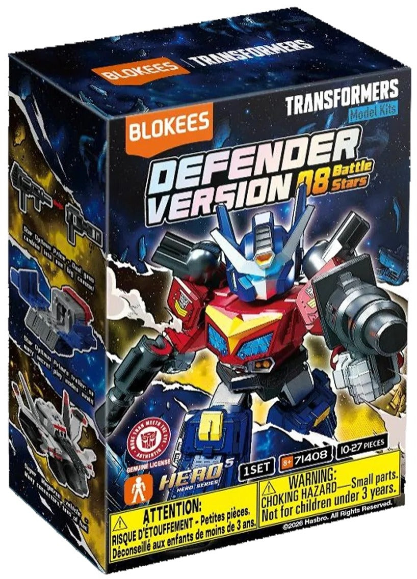 Blokees - Transformers - Defender Version - 08: Battle Stars 12ct Model Kit PDQ Display