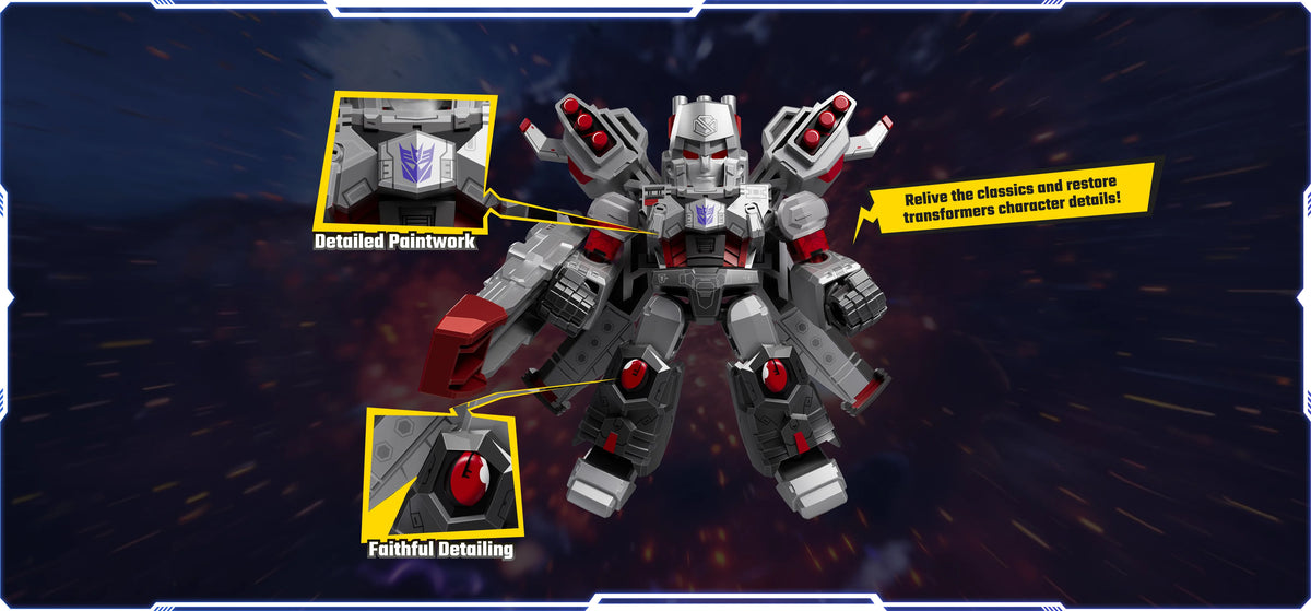 Blokees - Transformers - Defender Version - 08: Battle Stars 12ct Model Kit PDQ Display