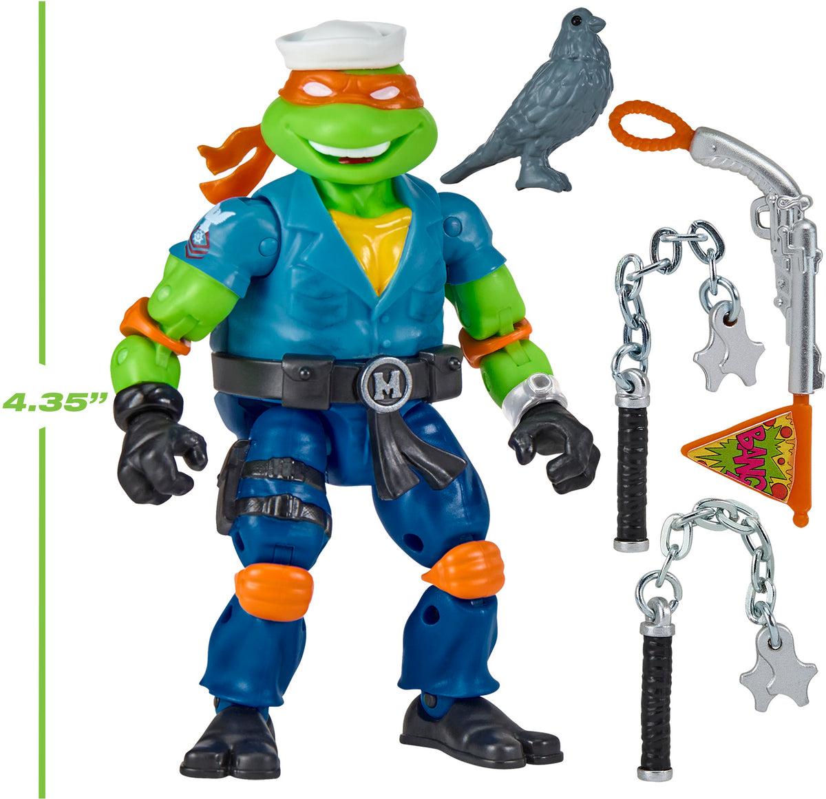 Teenage Mutant Ninja Turtles x G.I. Joe - Shipwreck x Mikey Action Figure (TMNT)