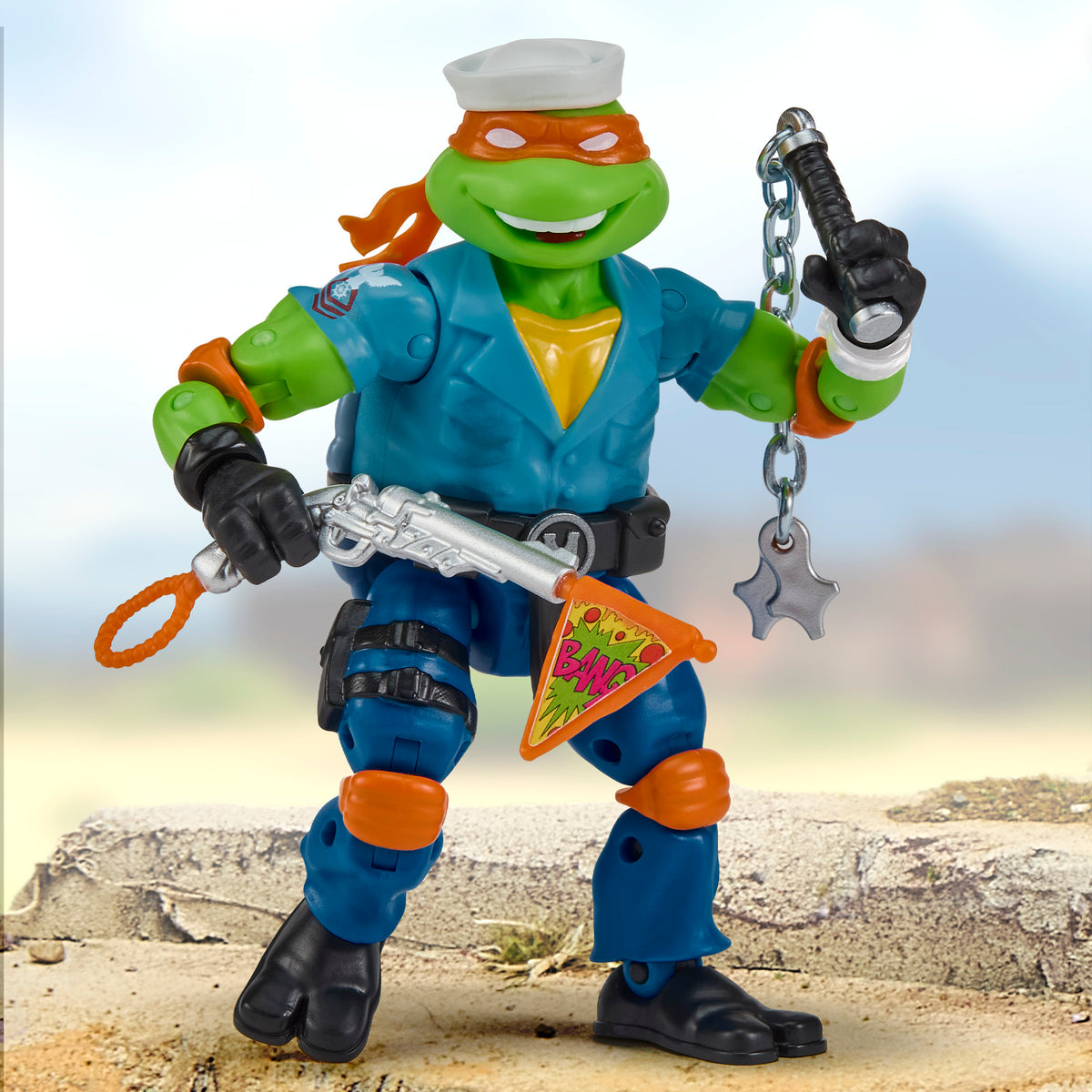 Teenage Mutant Ninja Turtles x G.I. Joe - Shipwreck x Mikey Action Figure (TMNT)