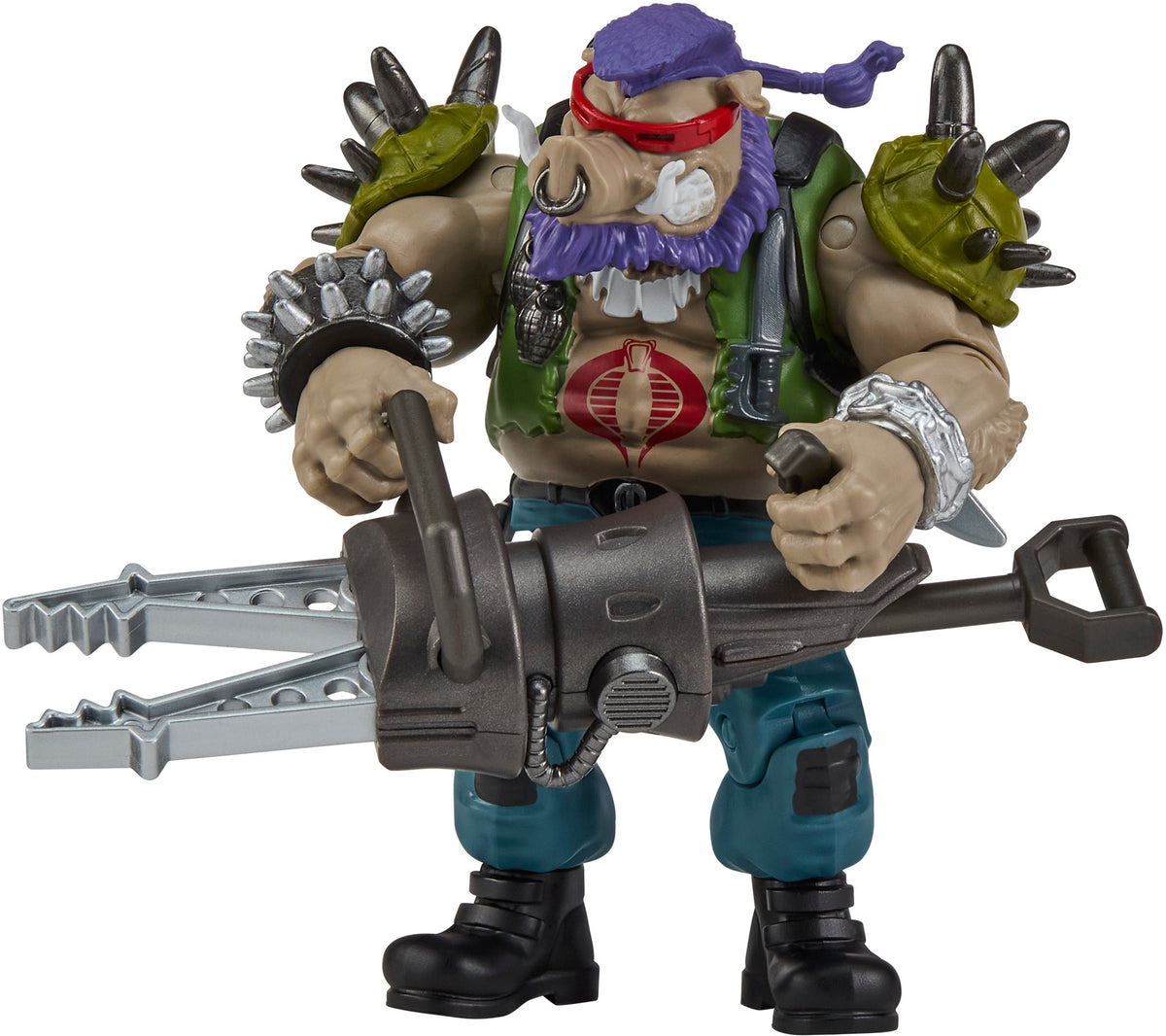 Teenage Mutant Ninja Turtles x G.I. Joe - Ripper x Bebop Action Figure (TMNT)