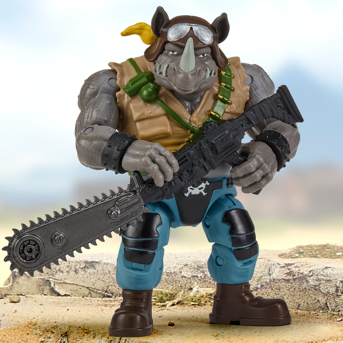 Teenage Mutant Ninja Turtles x G.I. Joe - Buzzer x Rocksteady Action Figure (TMNT)
