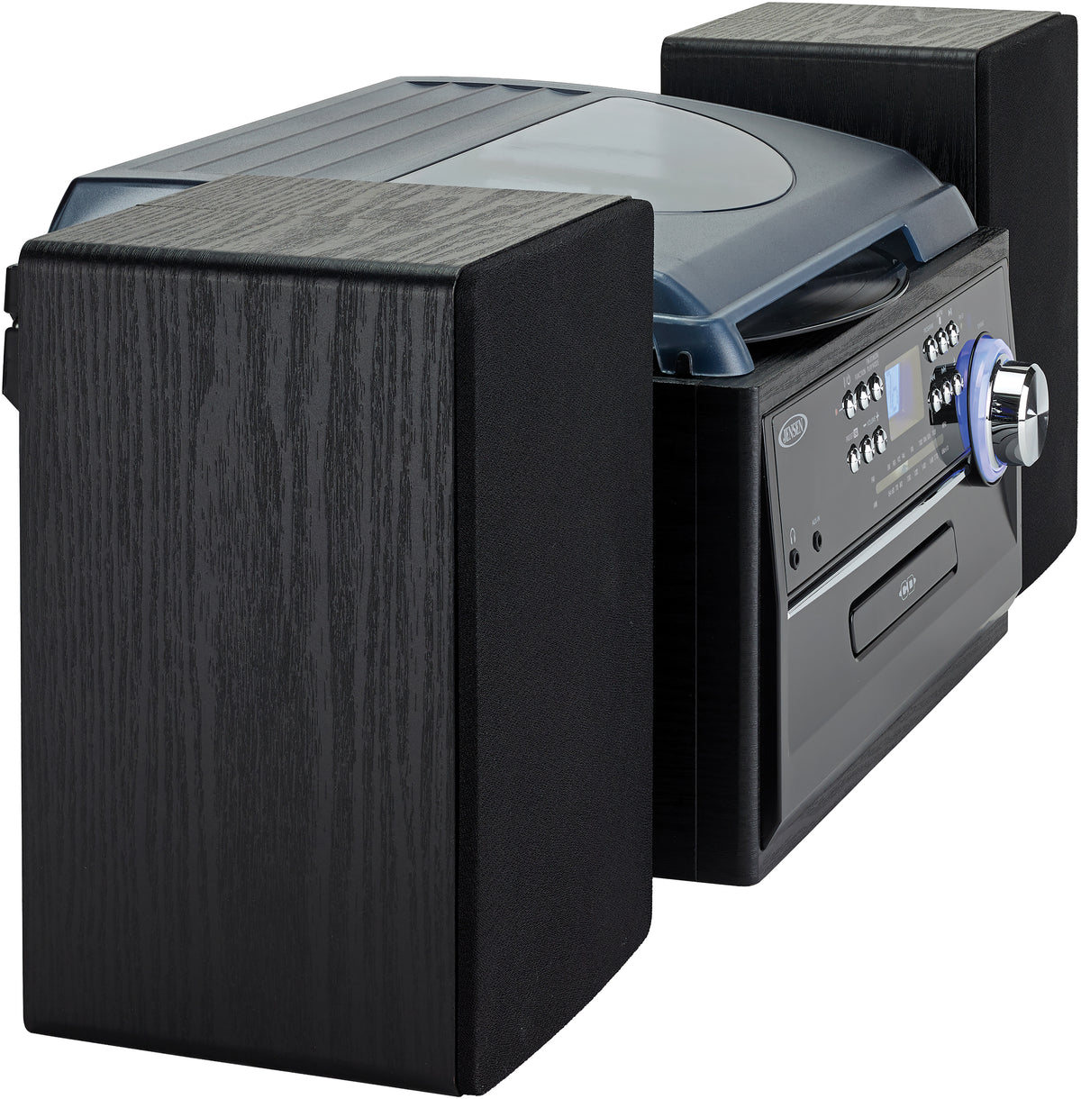 Jensen JTA-475 Turntable Music Entertainment System (33/45/78 RPM) CD/Cassette AM/FM Radio