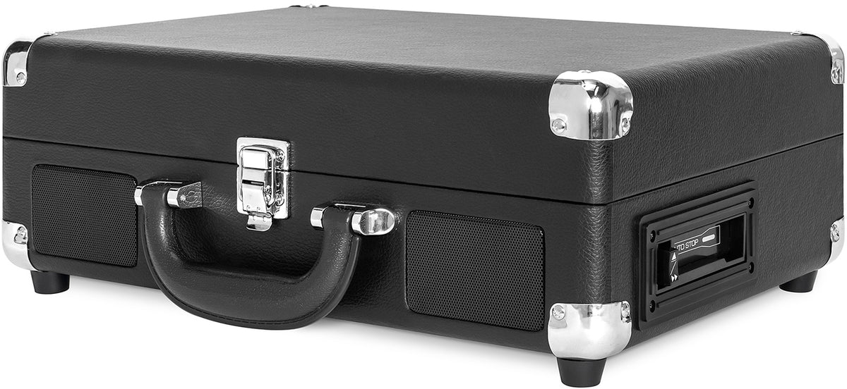 Victrola VSC-500BTC-BLK Journey+ Vinyl Suitcase Record Player with Cassette (Black)