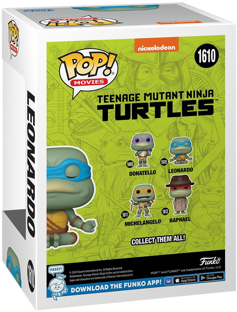 FUNKO POP! Movies: Teenage Mutant Ninja Turtles 1990 S2 - Leonardo (Meditating) (TMNT)