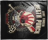 Rocksax - Five Finger Death Punch - Got Your Six - Sherpa Fleece Blanket (60 in x 80 in)
