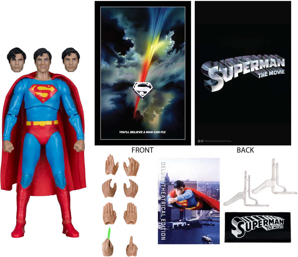 McFarlane - DC Multiverse - Superman: The Movie 1978 - 7" Superman Action Figure (Deluxe Theatrical Edition)