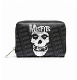 Rocksax - Misfits - Fiend Logo - Bi-Fold Zipped Wallet/Purse (Black)