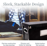 Snap-N-Store - 45 RPM Vinyl Storage Box - Black SNS02079