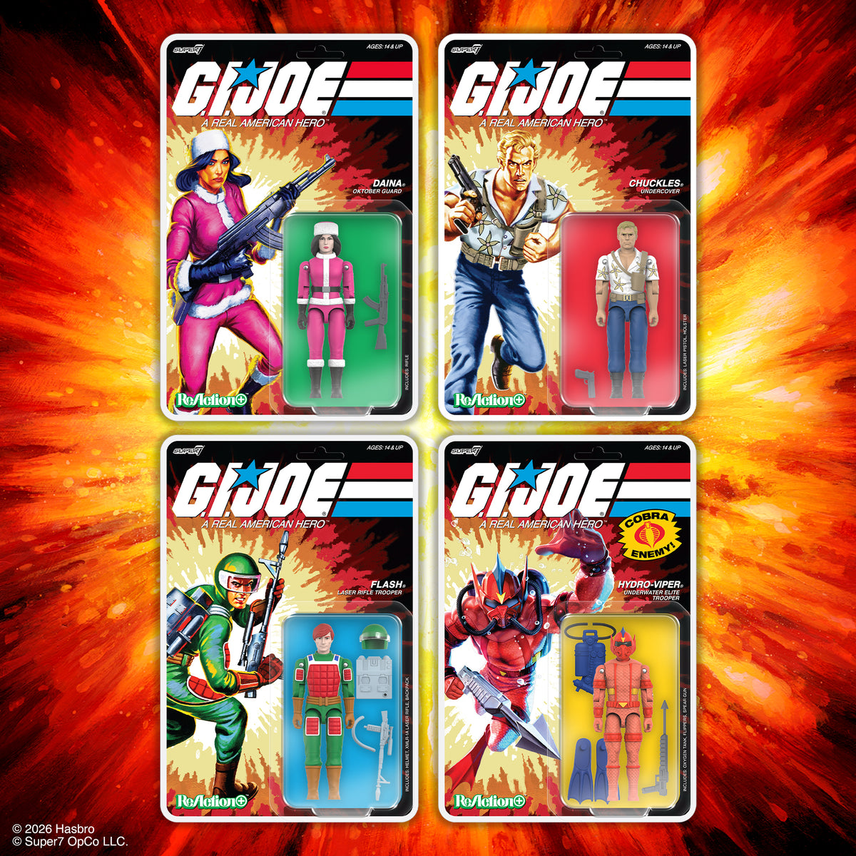 Super7 - G.I. Joe - ReAction+ Wv7 - Daina (Cartoon)
