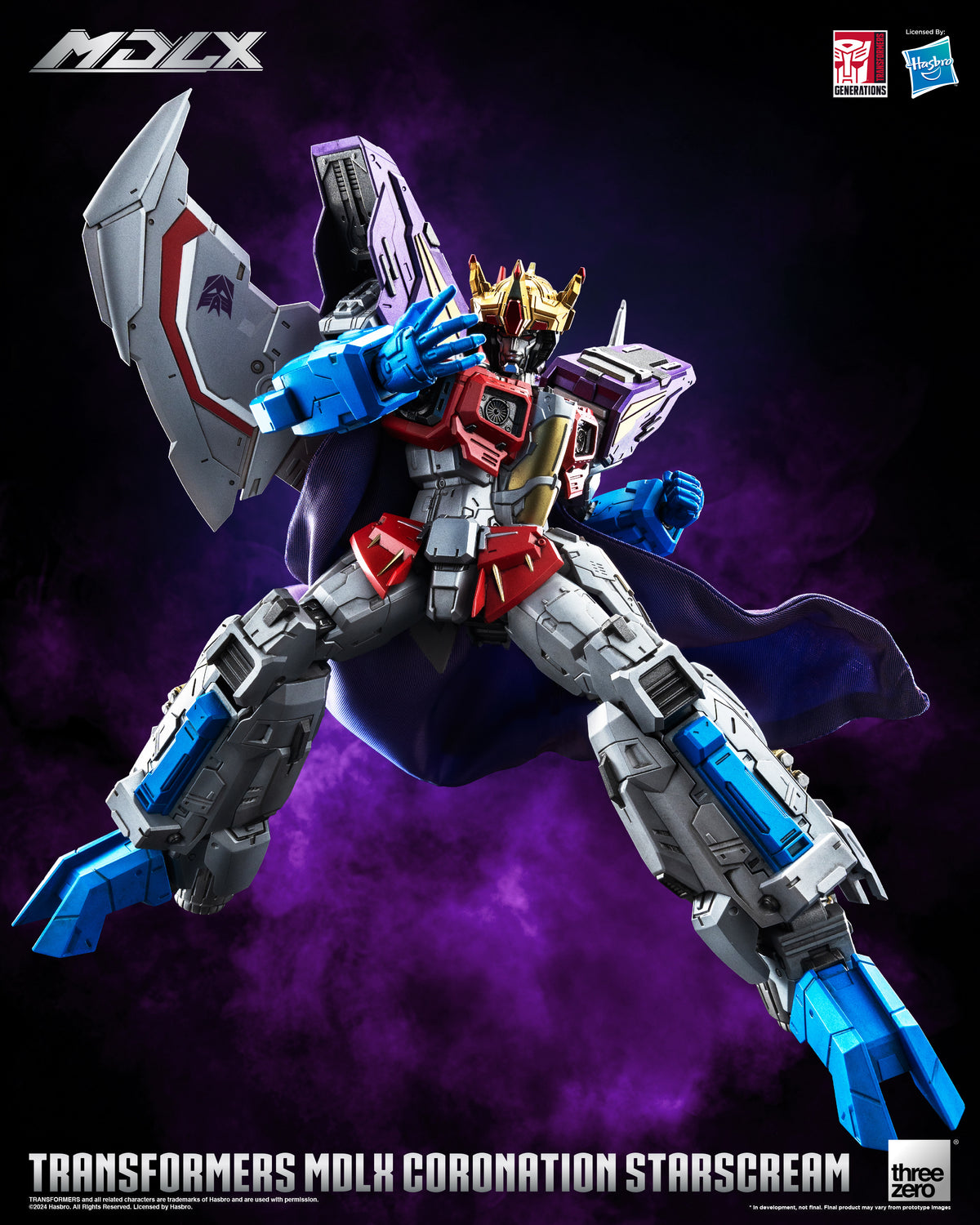 Threezero - Transformers - MDLX - Coronation Starscream 7.8" Action Figure