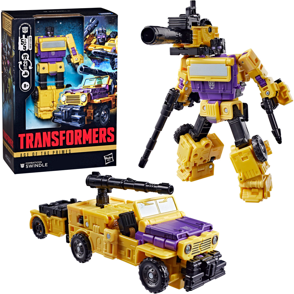 Transformers - Age of the Primes - Voyager Class Combaticon Swindle Action Figure