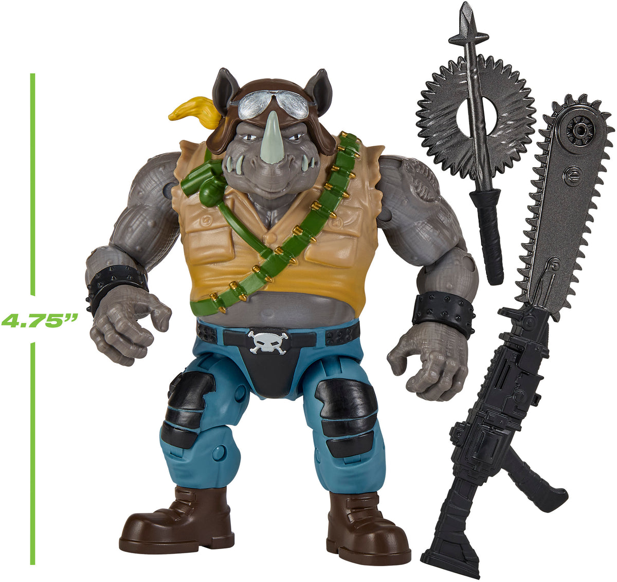 Teenage Mutant Ninja Turtles x G.I. Joe - Buzzer x Rocksteady Action Figure (TMNT)